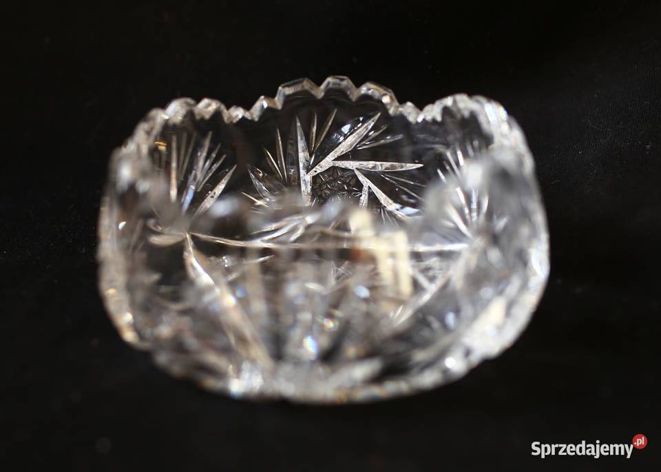 kryształowa cukiernica salaterka misa pomorskie