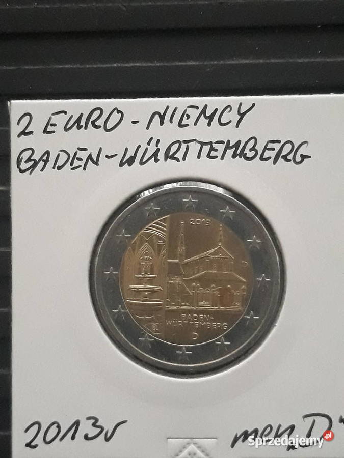 2 Euro Niemcy Baden Wirttemberg menD2013 r