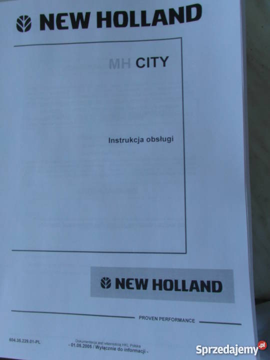 dtr instrukcja obsługi koparka holland mh city i Szczecin