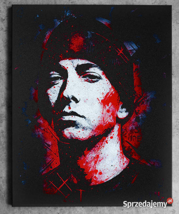 Eminem Obraz ręcznie grawerowany na blasze Obrazki i obrazy Sandomierz