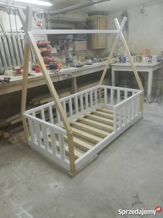 Łóżko TIPI pod materac 160x80 w stylu Gorlice