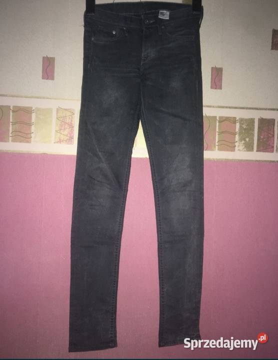 Nowe HM szare Spodnie Dżinsy Rurki Skinny Jeans