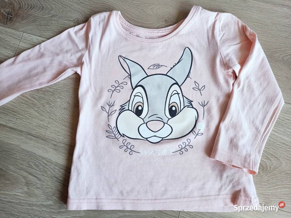 Bluzka koszulka dziewczęca na długi rękaw różowa Płock