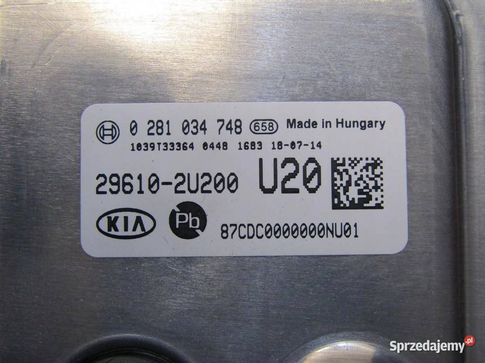 KOMPUTER STEROWNIK SILNIKA 16 CRDI KIA CEED III