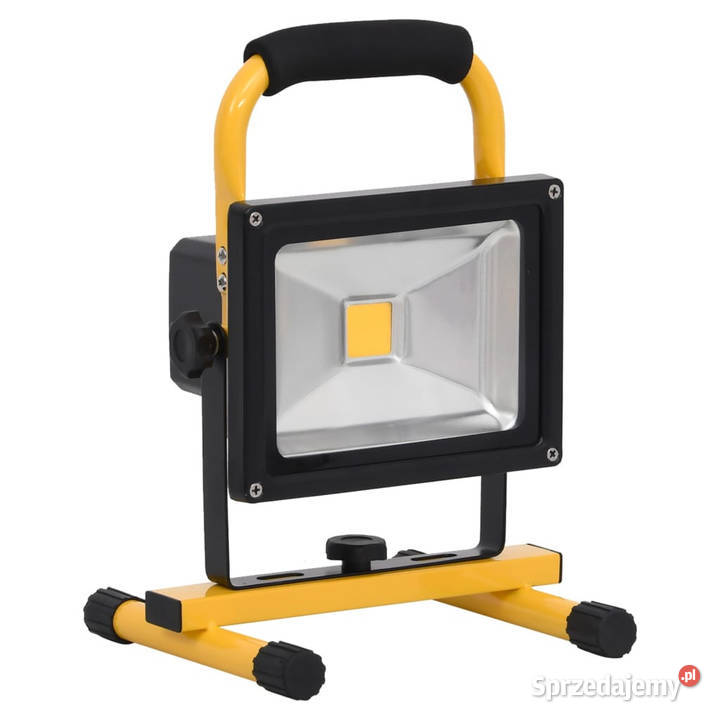 Reflektor LED akumulator i uchwyt 30 W zimne Warszawa