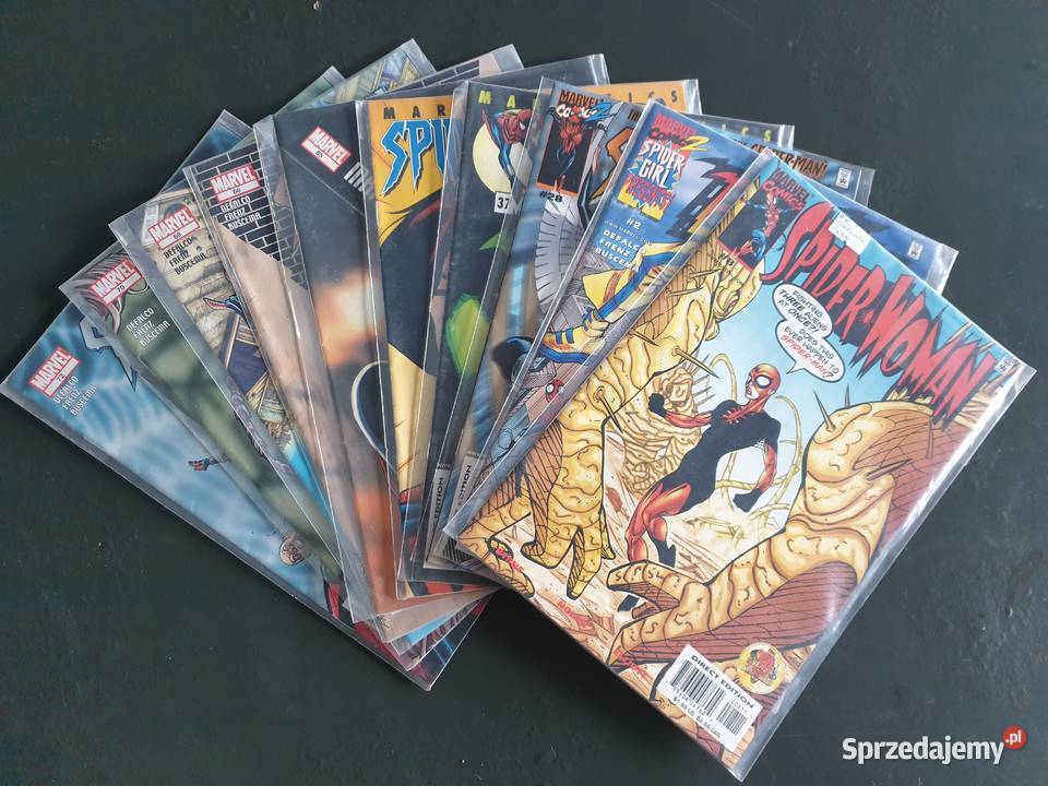 SpiderGirl SpiderWoman 10 oryginalnych komiksów Amerykańskie pomorskie Gdynia