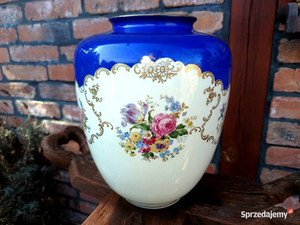 Duży porcelanowy wazon Reichenbach lubuskie Klenica sprzedam