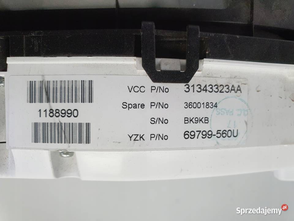 Volvo S60 II V60 I diesel LICZNIK ZEGARY Janów