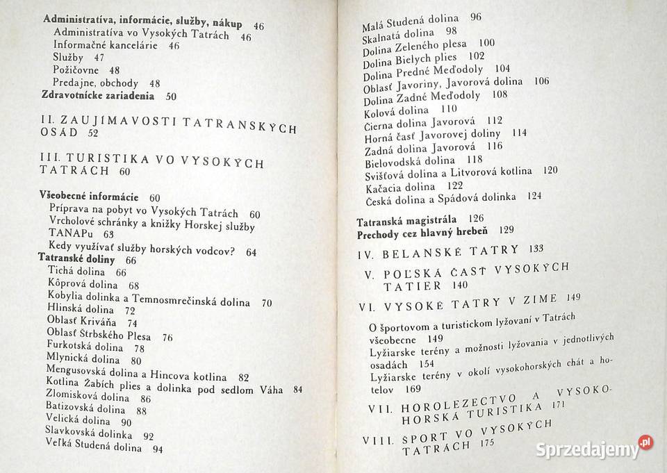 MAŁ Adamec Roubal Tatry Wysokie Przewodnik