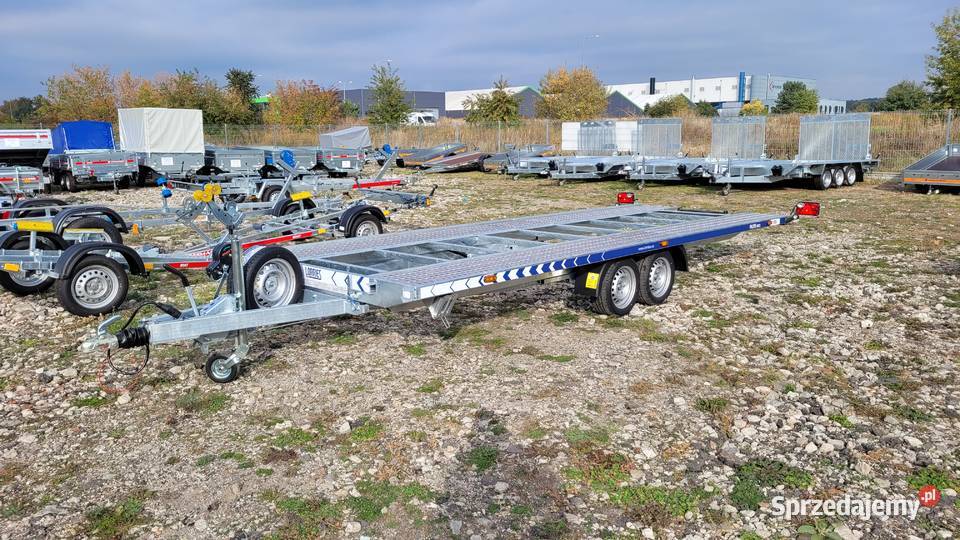 Laweta Lorries 55x21m 3500DMC 13 uchylna raty Przyczepy i naczepy