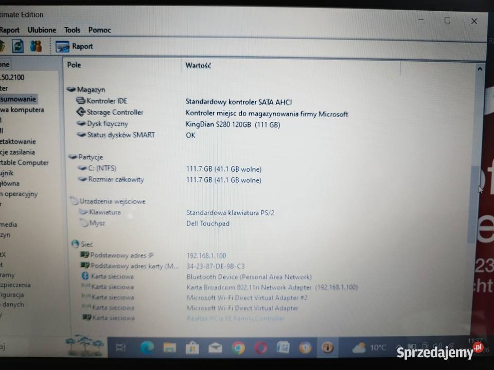 Laptop Dell Inspiron 3537 156 Windows 10 małopolskie Gorlice sprzedam