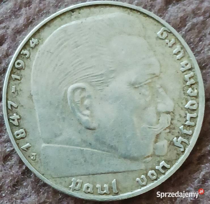 2 Marki Niemcy Paul von Hindenburg 1939 r men J wielkopolskie