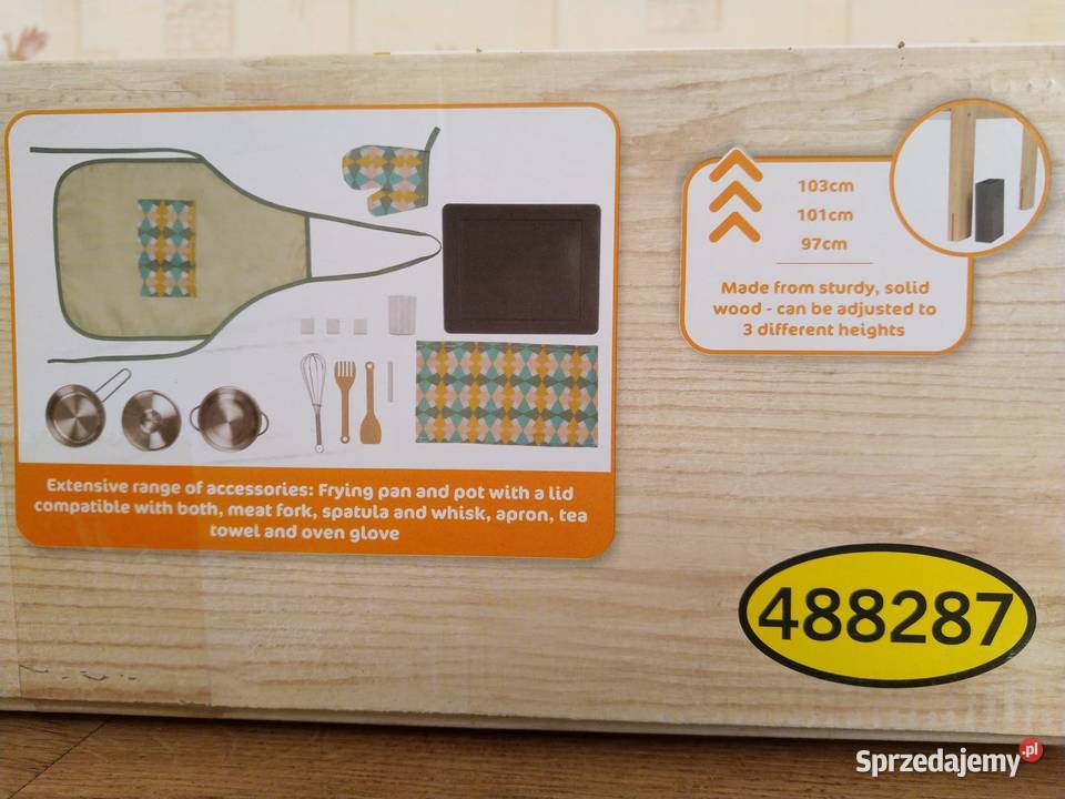 NAJTANIEJ Drewniana Kuchnia 103 Dźwięk Światło Edukacyjne Zabrze