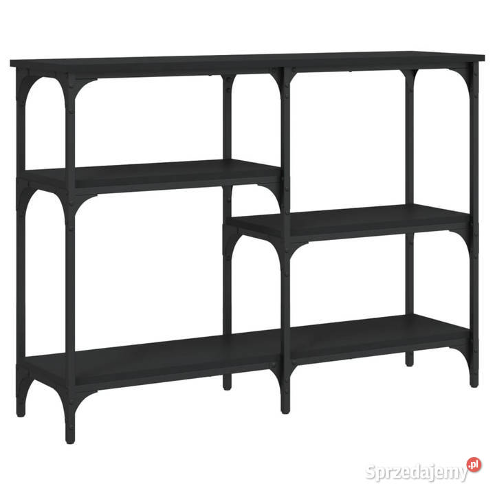 Stolik konsolowy czarny 102x29x75 WM834080 Dom i Ogród Warszawa