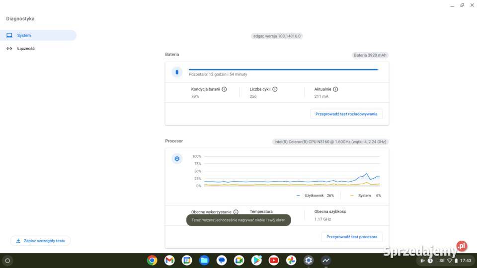 Acer Chromebook 14 Szybki cichy lekki Gotowy do Święta Katarzyna