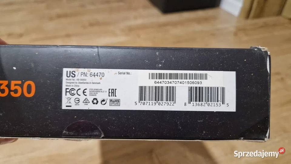 SteelSeries Apex 350 klawiatura gamingowa RGB Steelseries Łubianka