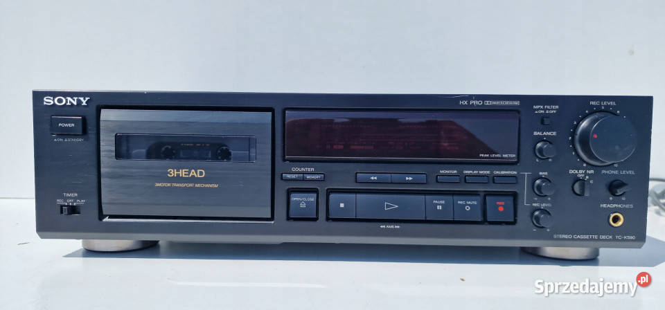 Magnetofon Sony TCK590 Stereo Cassette Deck 3 wielkopolskie Międzychód