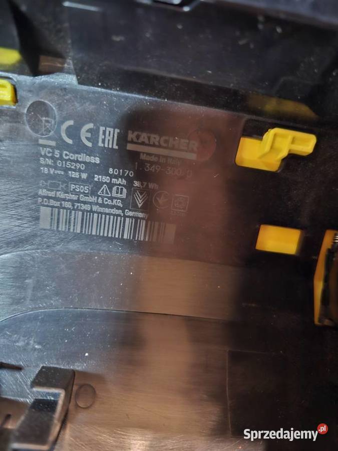 KARCHER VC5 18V pionowy odkurzacz bezworkowy świętokrzyskie Opatów