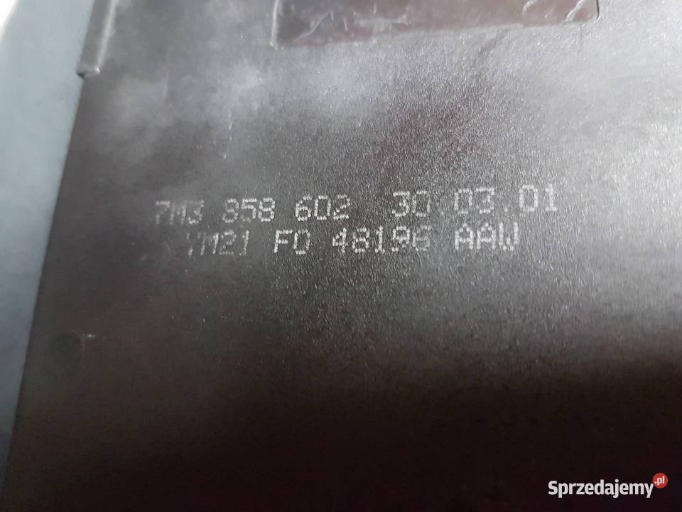 SEAT AHAMBRA VW SHARAN UCHWYT NA KUBEK 7M3858602 osobowe Wyposażenie wnętrza Turek