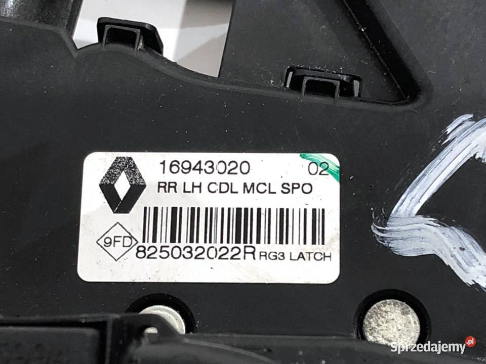 ZAMEK DRZWI LEWY TYŁ RENAULT MEGANE IV Hatchback