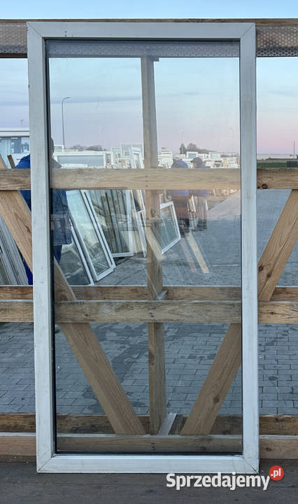 OKNA KacprzaK Witryna 83X164 FIX Używany PCV mazowieckie Siedlce