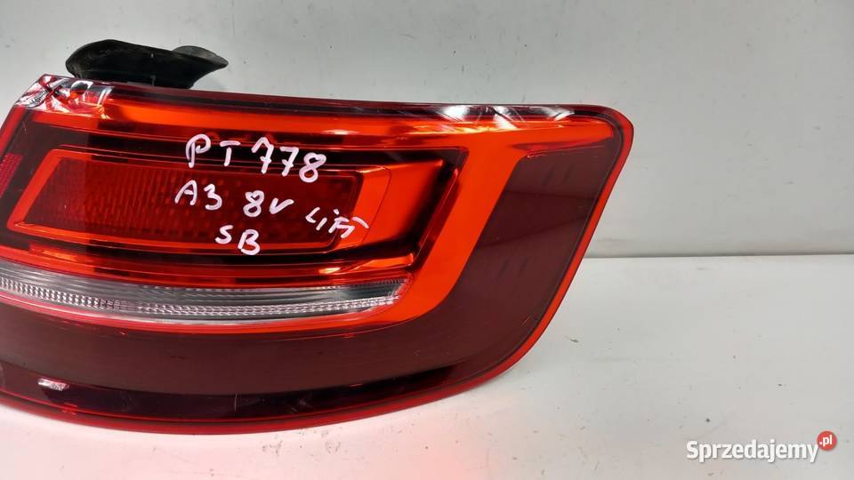 AUDI A3 8V LIFT SPORTBACK LAMPA TYŁ PRAWA 5D Zbierkowo