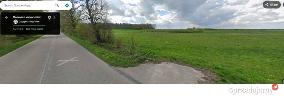 178 ha rolna Dąbrowa Przesmyki 17800m2