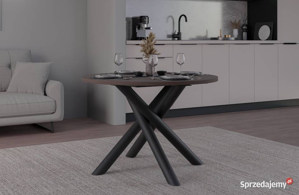 Nowoczesny okrągły stół OSLO 110 Warszawa sprzedam