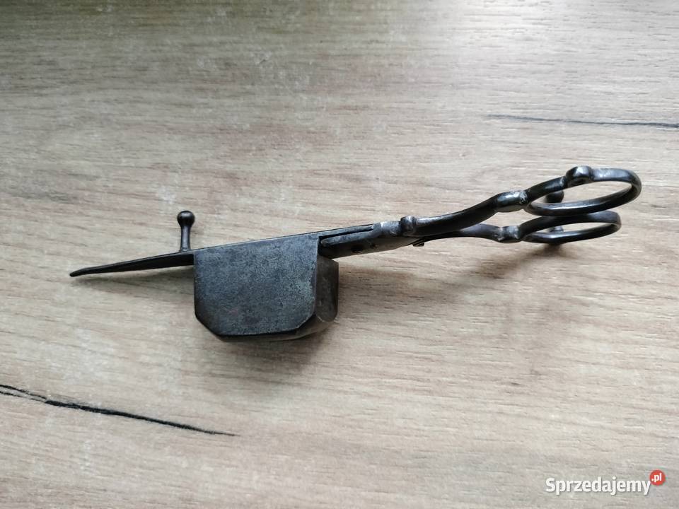 Stare nożyczki do gaszenia knotów metalowe zachodniopomorskie Choszczno
