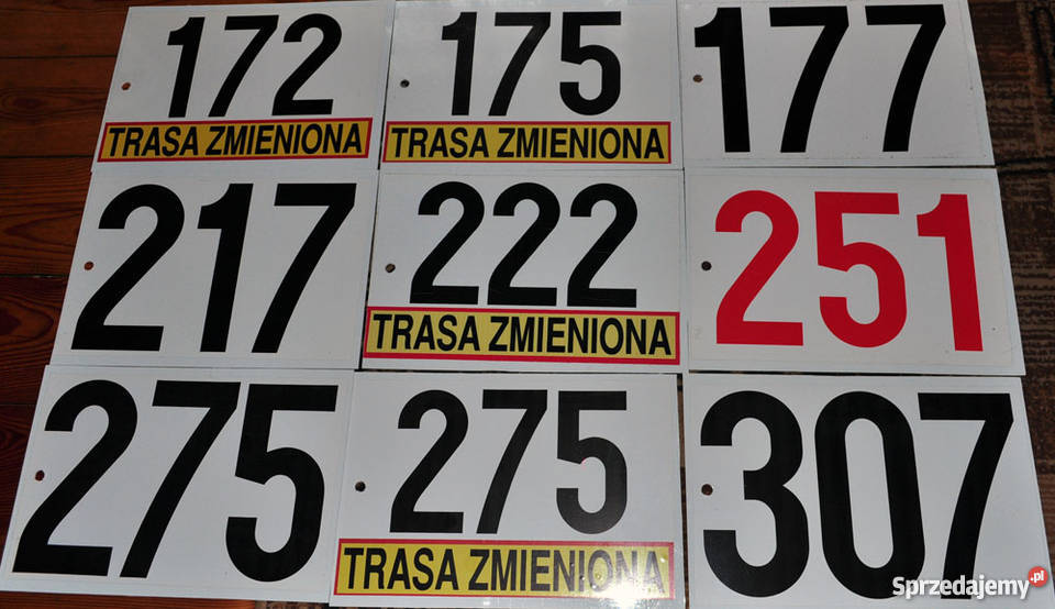 Tablice autobusowe czołowe zbiory na sprzedaż mazowieckie Warszawa