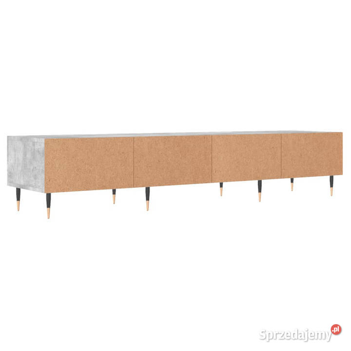 Szafka pod TV szarość betonu 150x36x30 WM829136
