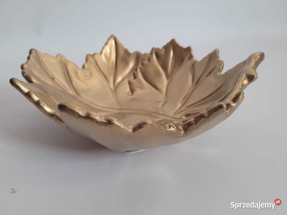 Misa ceramiczna liść glamour Ceramika i szkło zachodniopomorskie Białogard