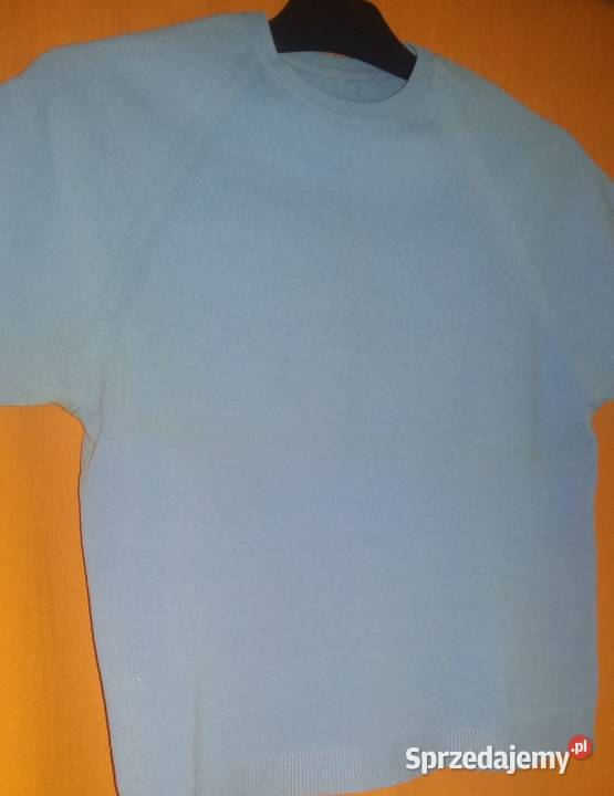 Bluzka z bistoru niebieska