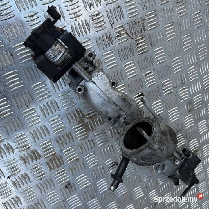 Kolektor ssący zawór kolektora ssącego kpl KIA osobowe Barłogi