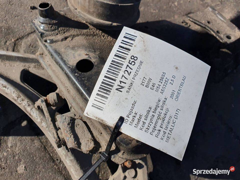 SANKI PRZEDNIE BMW E46 Lipno sprzedam