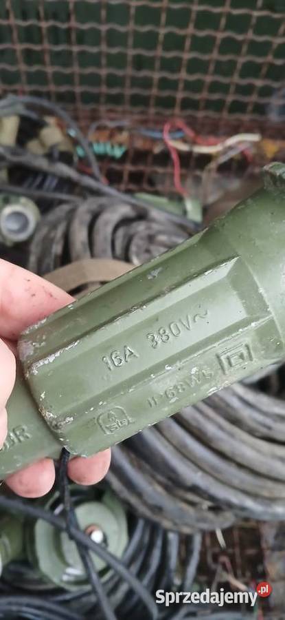 Przedłużacz wojskowy 4 pin 16A 380V agregatowy Pozostałe Skierniewice