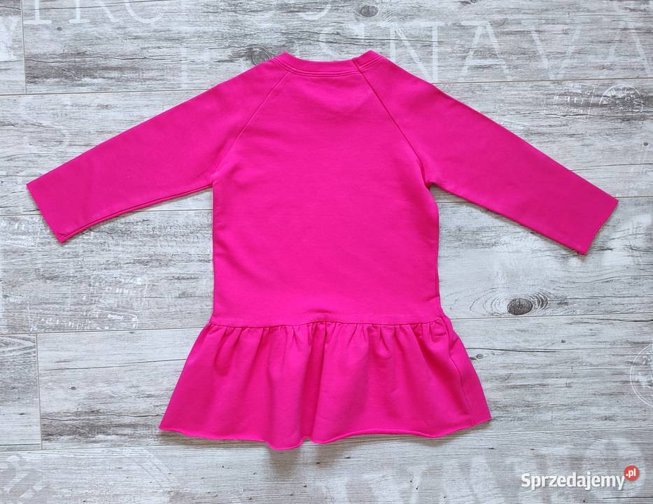 Nowa dresowa sukienka Handmade Misia 9298 2 lata+ śląskie Katowice