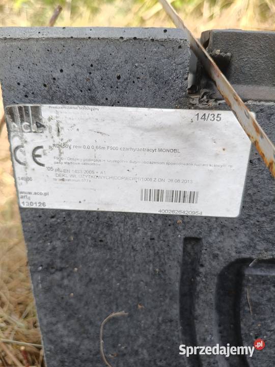 Odwodnienie liniowe kanał rewizja małopolskie Zdzięsławice