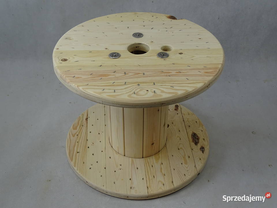 Stoliki ze szpuli drewniane 60 różne kolory