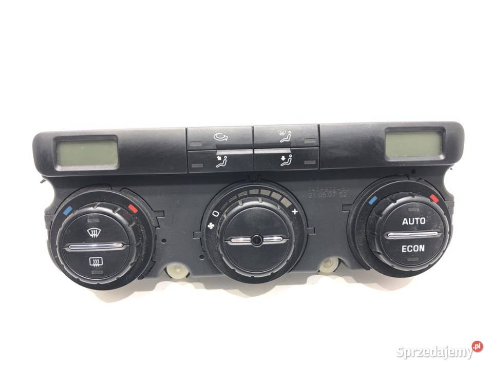 PANEL STEROWANIA NAWIEWU SKODA OCTAVIA II osobowe Panele sterowania, przełączniki podkarpackie
