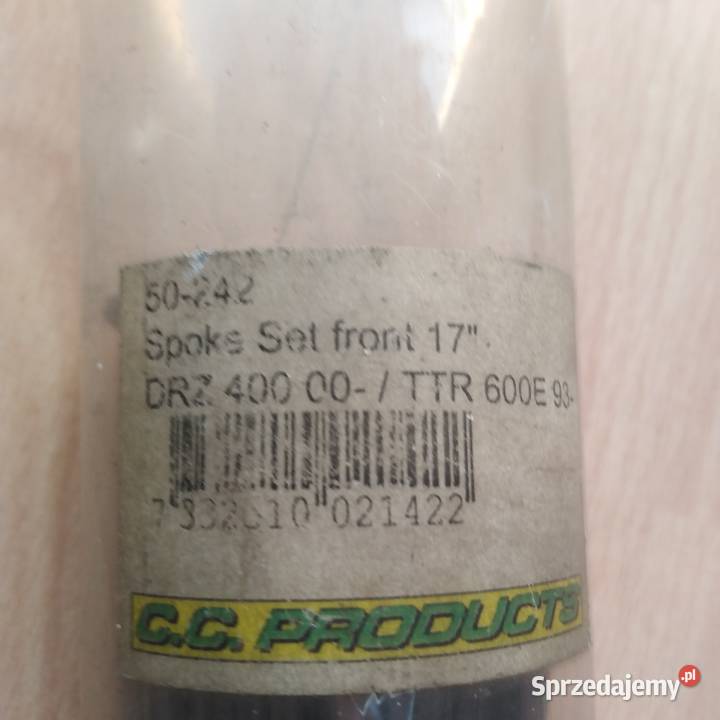 Komplet szprych CC Products 17 przód Suzuki DRZ Golub-Dobrzyń