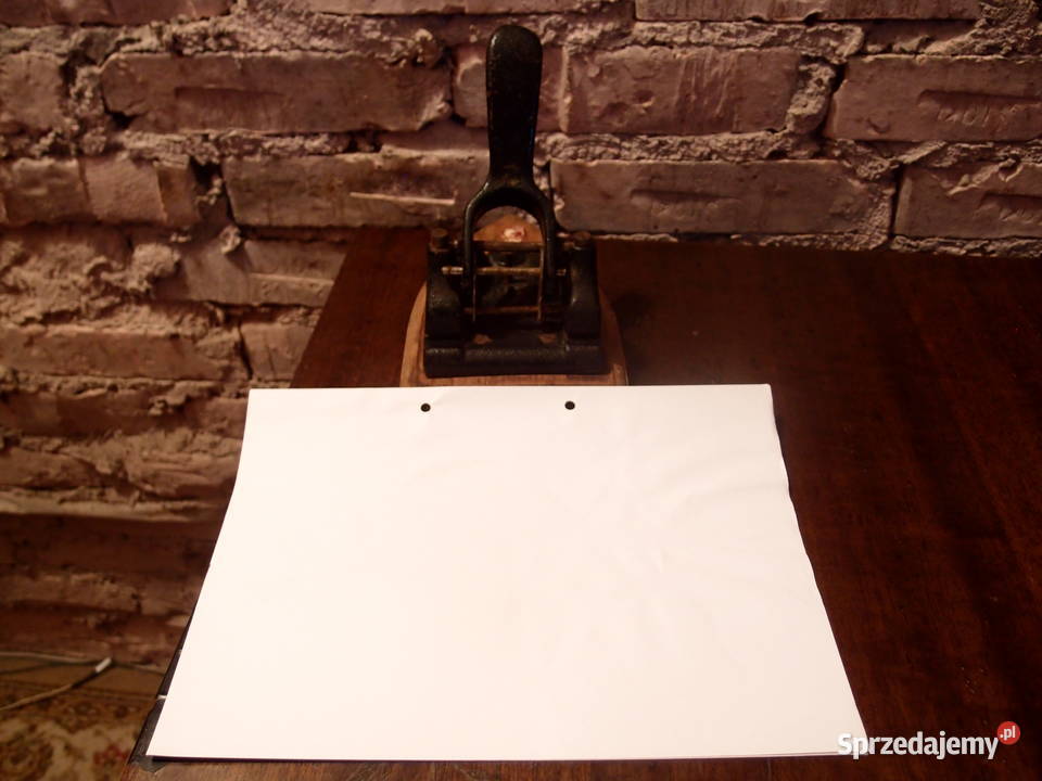 dziurkacz do papieru zabytek z dawnych lat łódzkie Łódź sprzedam