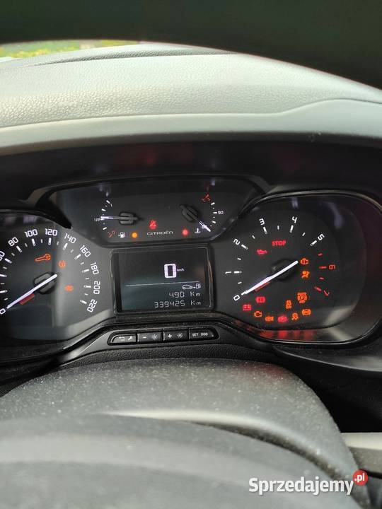 Zadbany Berlingo 16 2019 VAT1 XL wielofunkcyjna kierownica