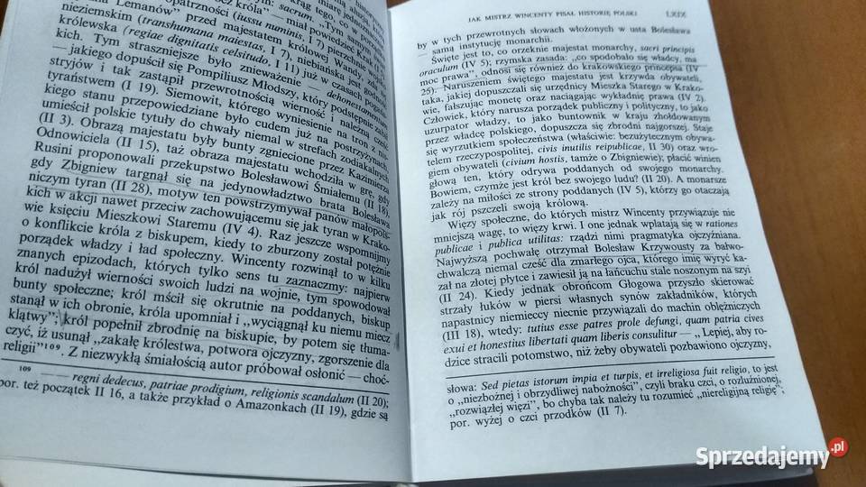 Kronika polska Mistrz Wincenty tzw Kadłubek tradycyjny podręcznik Gdańsk