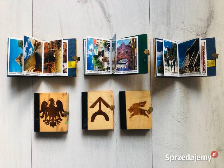 Kolekcje książeczki drewniane Polskie miasta Łódź sprzedam