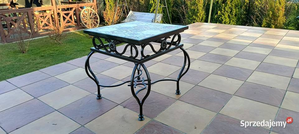 Sprzedam bowy stolik kawowy rękodzieło Ilkowice sprzedam