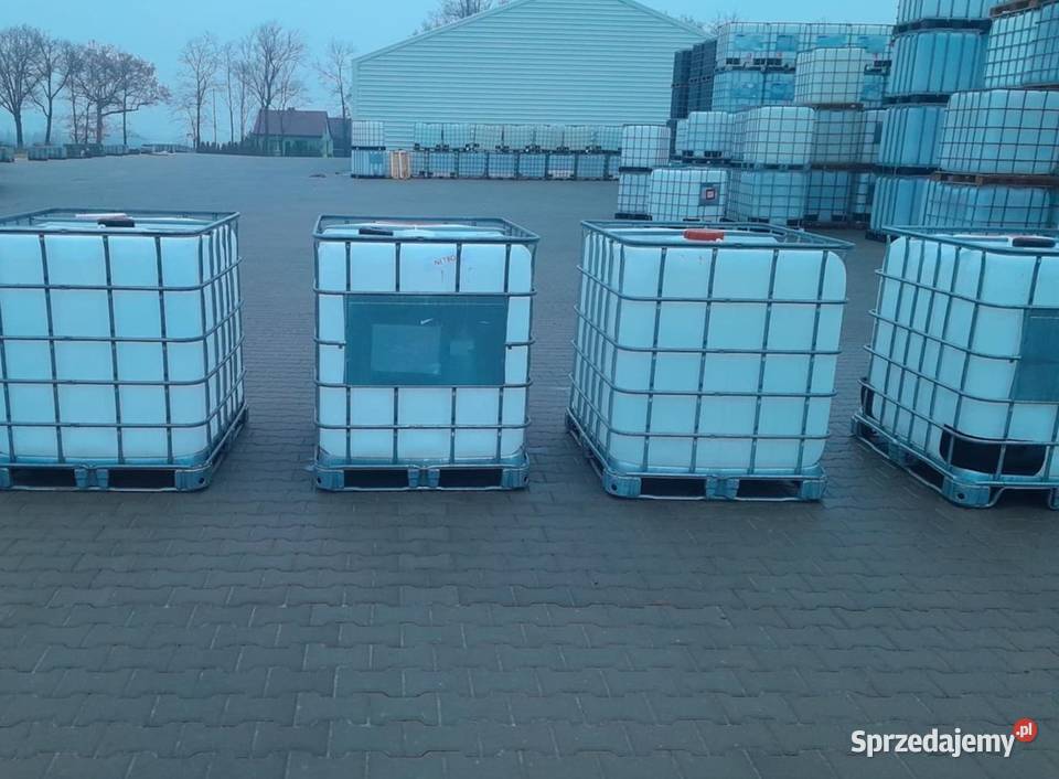Kontenery IBC 1000L Mausery używane szczelne Walichnowy