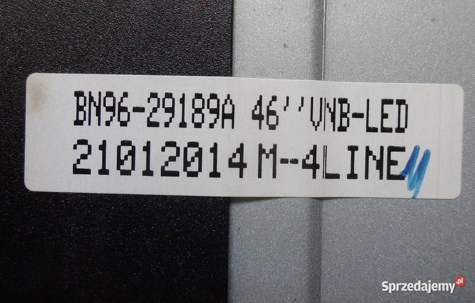 SAMSUNG 46UE46F77006770SS podswietlenie LED Pozostałe