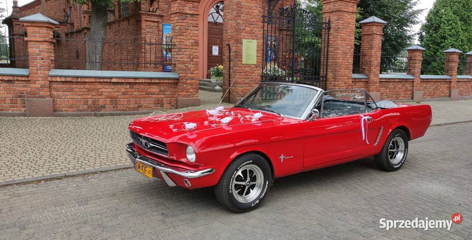 Ford Mustang 1965 kabrio auto Do Ślubu na wesele Konstantynów Łódzki