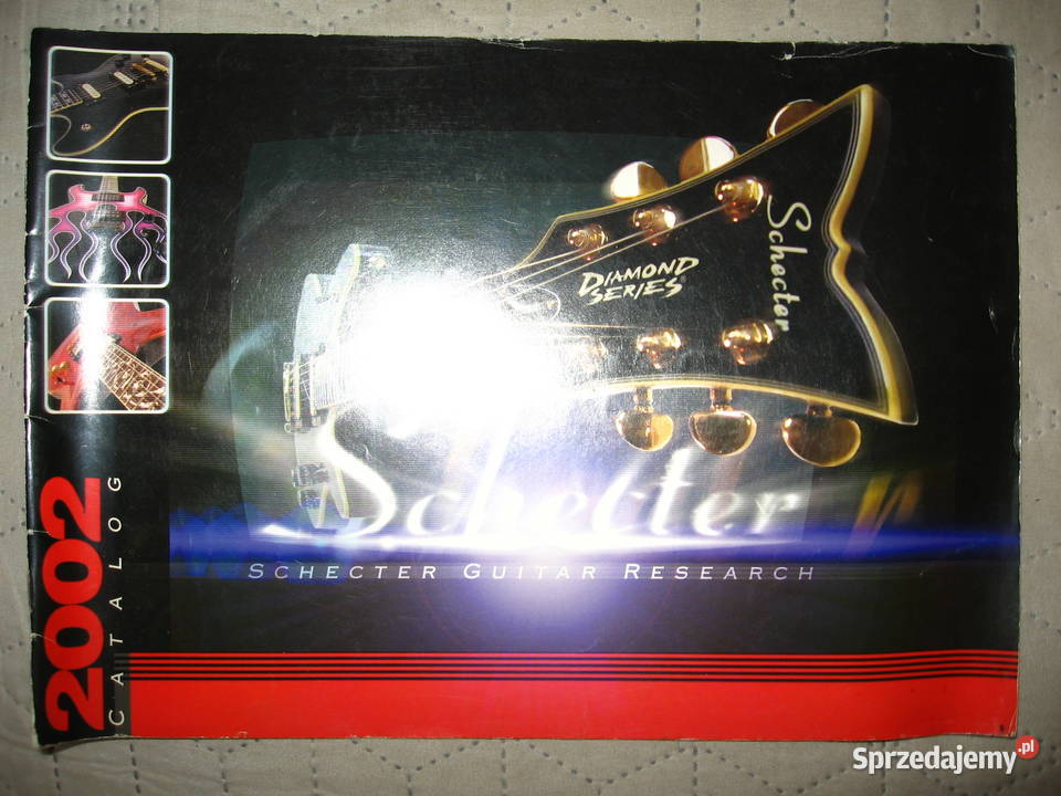 Schecter 2002 guitar catalog katalog gitar Gitary i akcesoria Kępice